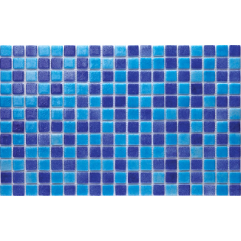 Cam Mozaik 25x25mm Okyanus F131 Mix