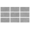 33x66cm Natural Seri Pool Garden Cement Gri Porselen Karo