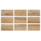 33x66cm Natural Seri Natural Wood Mix 9 face Porselen Karo