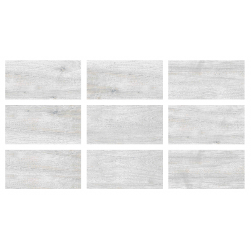 33x66cm Natural Seri Teak Smoke Mix 9 face Porselen Karo