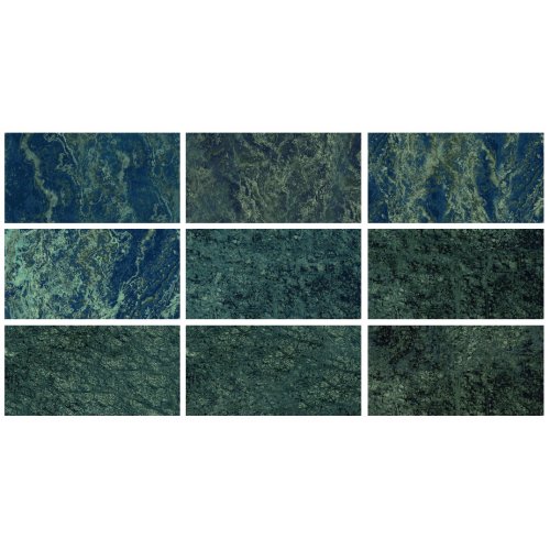 33x66cm Natural Seri Verde Guatemala Mix 9 Face Porselen Karo