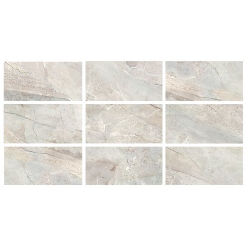 33x66cm Natural Seri Antique Beige Mix 9 face Porselen Karo