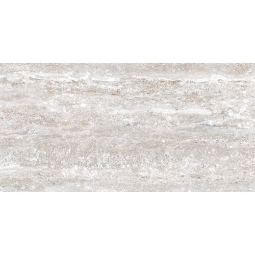 33x66cm Natural Seri Silver Traverten Mix 9 face Porselen Karo