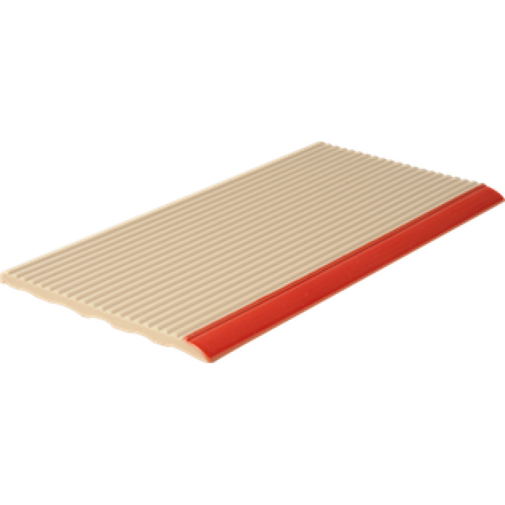 Havuz Kaymaz Çizgili Merdiven Kırmızı 12x25cm
